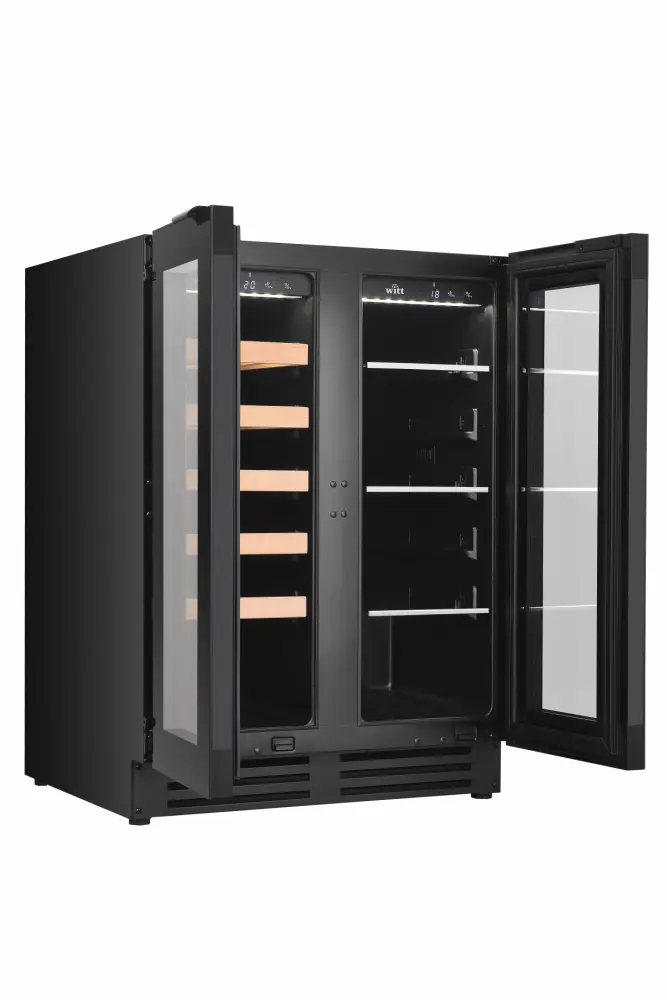 Elegant Sort Bordvinskab til Vin og Øl - Black Friday Tilbud!