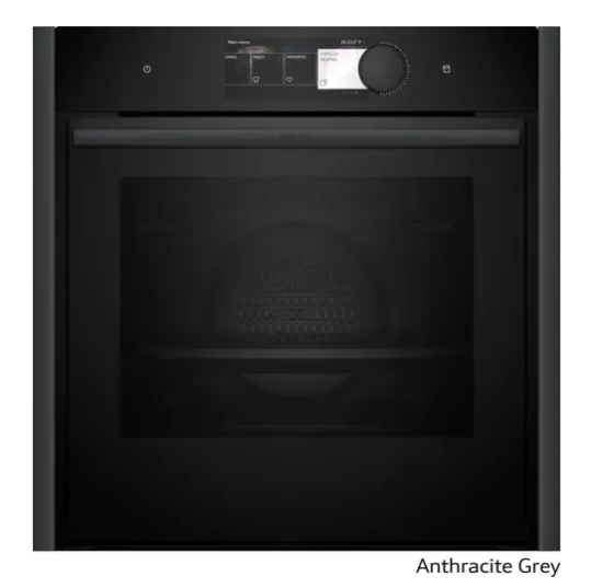 Kombi-Dampovn 60 cm – Neff N90 i Antracitgrå på tilbud!