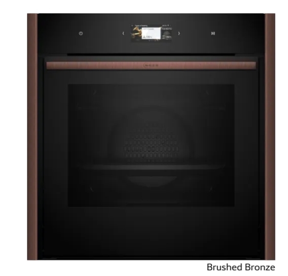 Neff N90 Indbygningsovn i Brushed Bronze – Elegant valg til køkkenet