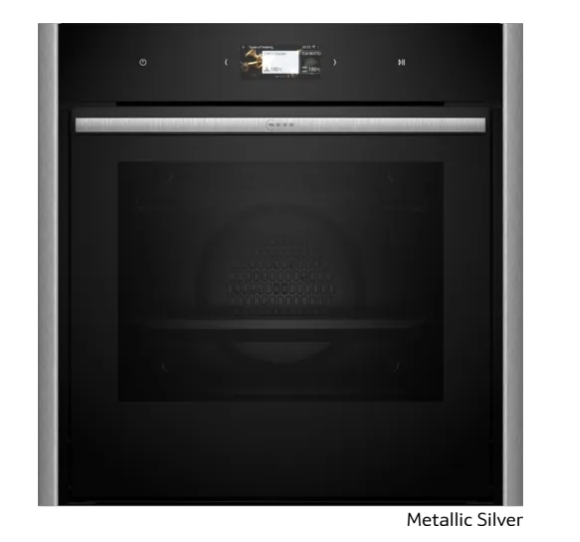 Neff N90 Indbygningsovn 60 cm – Metallic Sølv, Black Friday Tilbud