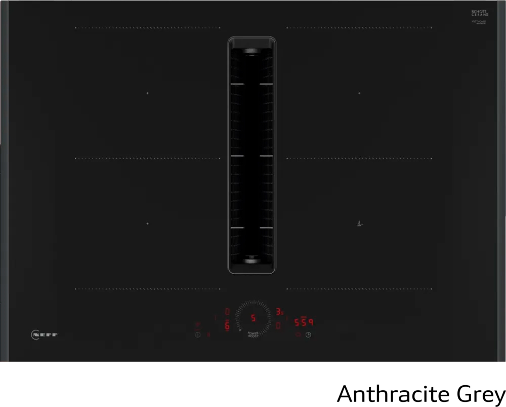 Induktionskogeplade med Emfang – Neff V57YHQ4C0 i Antracit