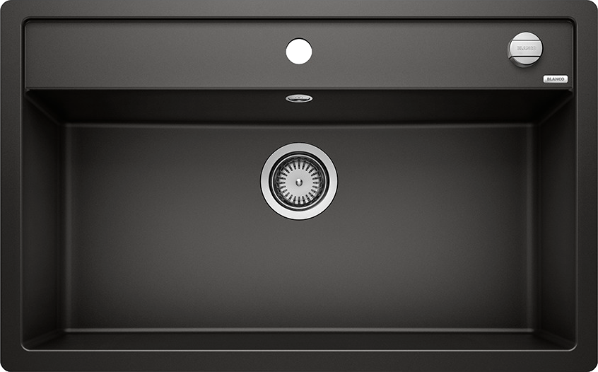 Blanco Dalago Silgranit Sort Køkkenvask på Tilbud