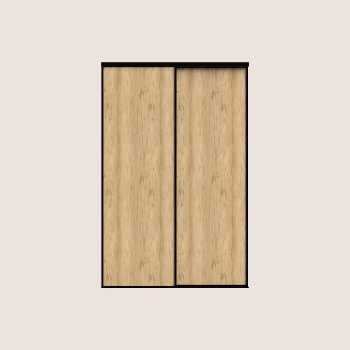 Elegant Just Wood Skydelåger til Garderobe - 97 cm Design