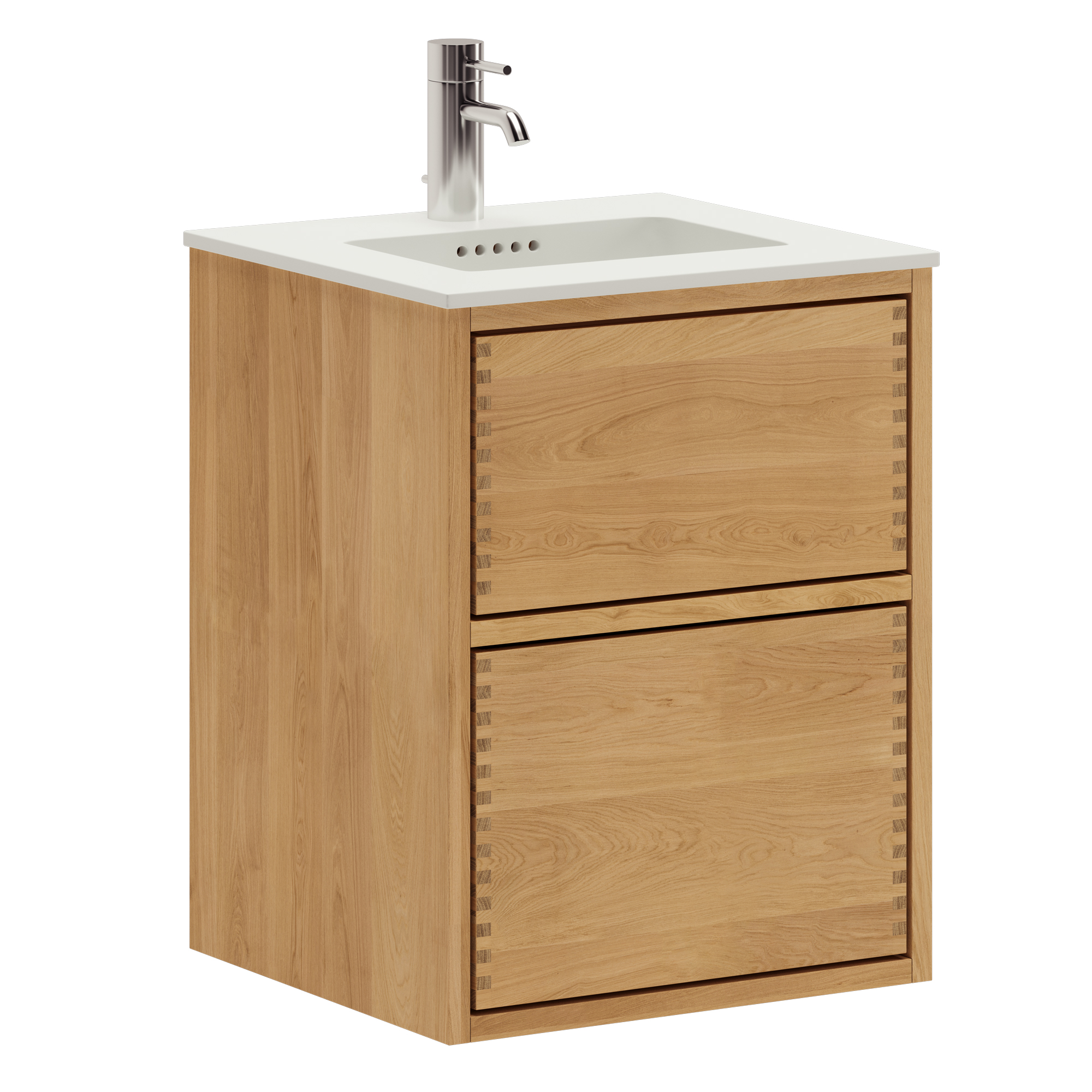 Naturolieret Just Wood Mini Push Badmøbel med Skuffer