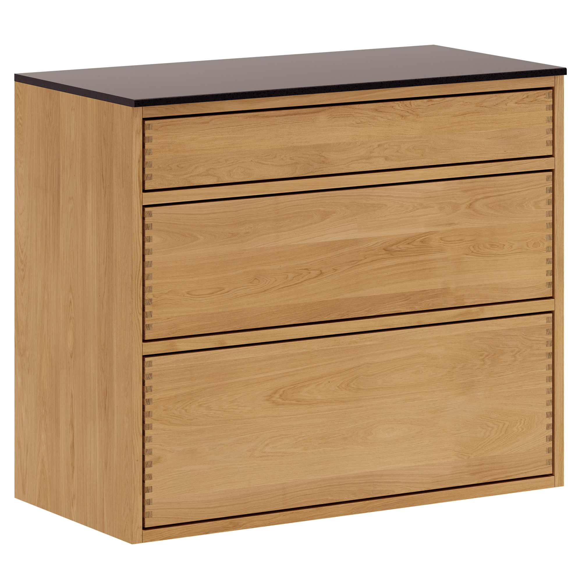 Elegant Just Wood Push Køkkenunderskab – Moderne Opbevaring