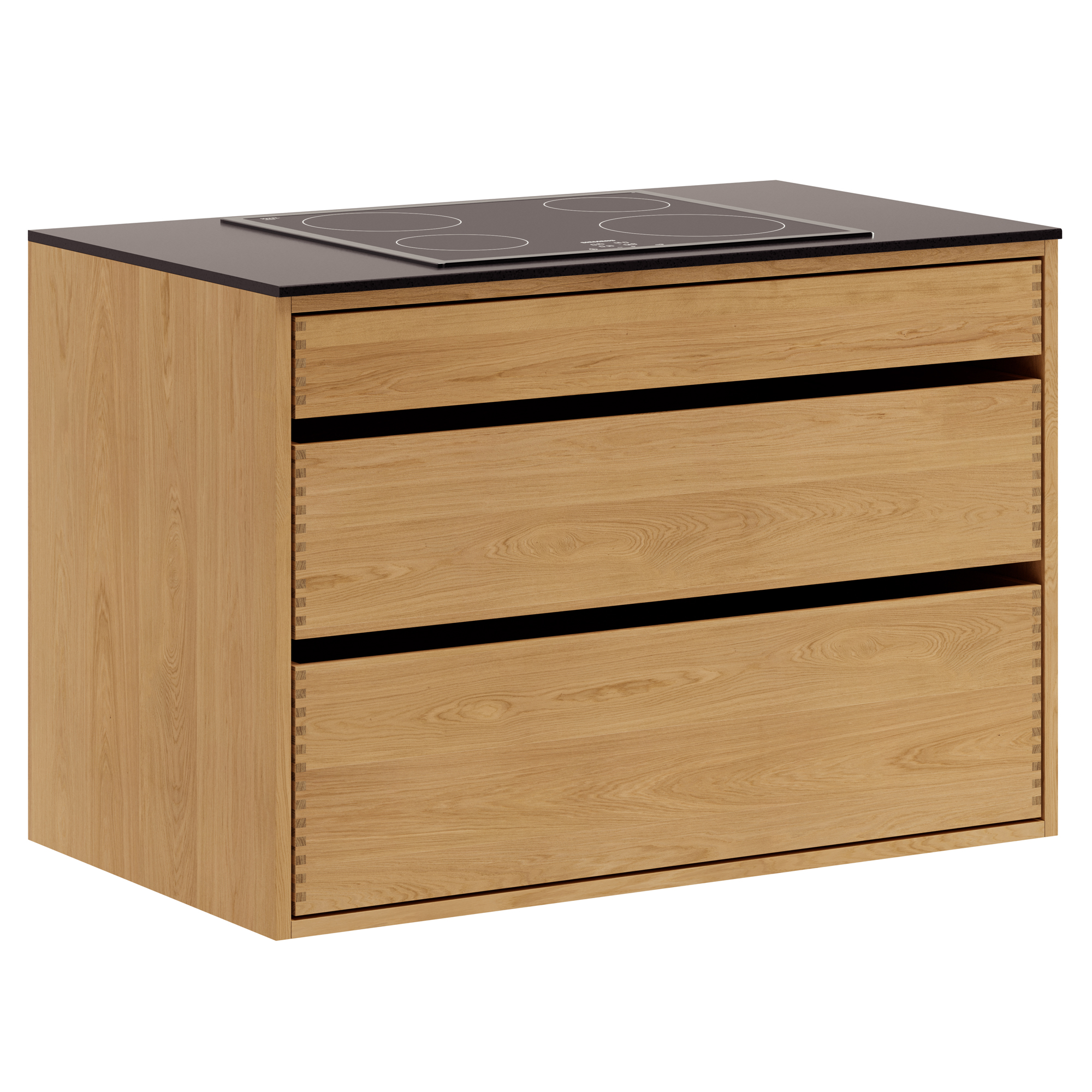 Just Wood Original Underskab 60 cm til Kogeplade - Elegant Design