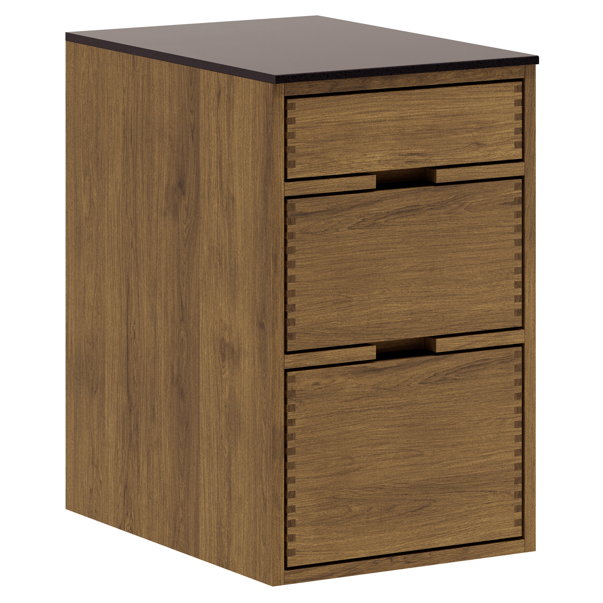 Mørkolieret Just Wood Køkkenunderskab – Elegant Design