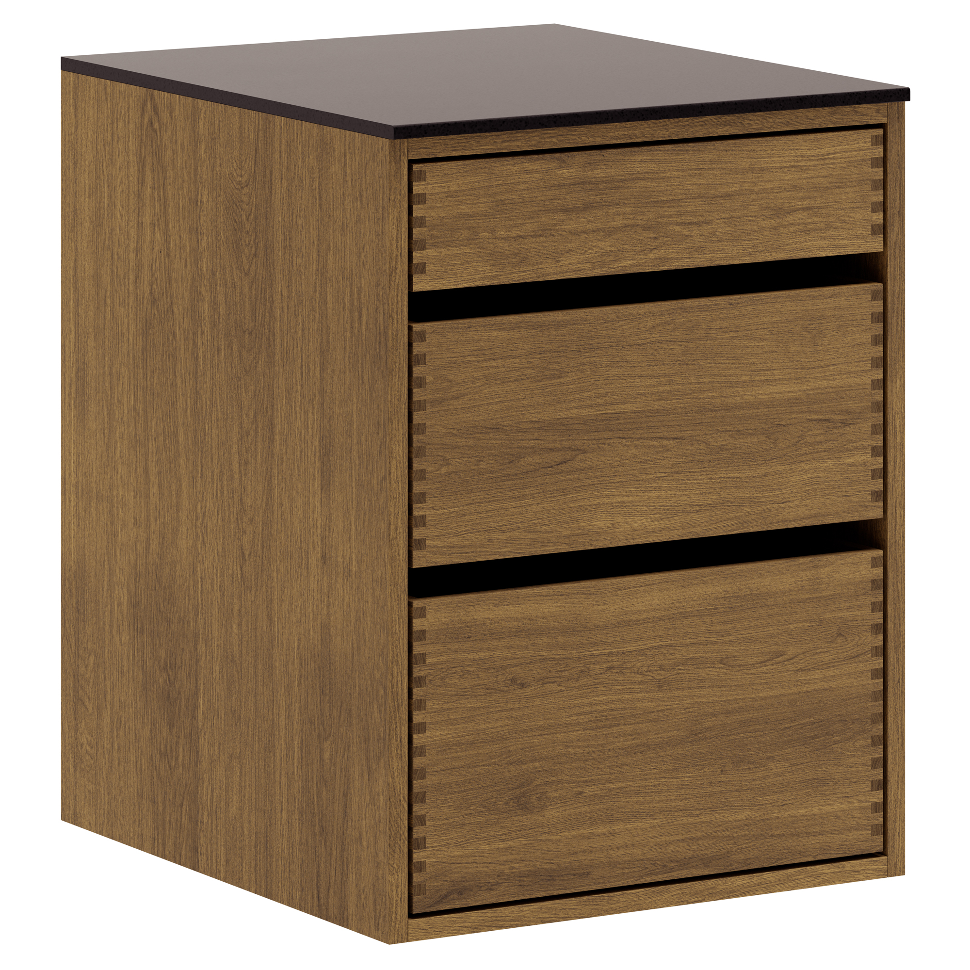 Mørkolieret Just Wood Underskab – Elegant Køkkenmøbel Tilbud