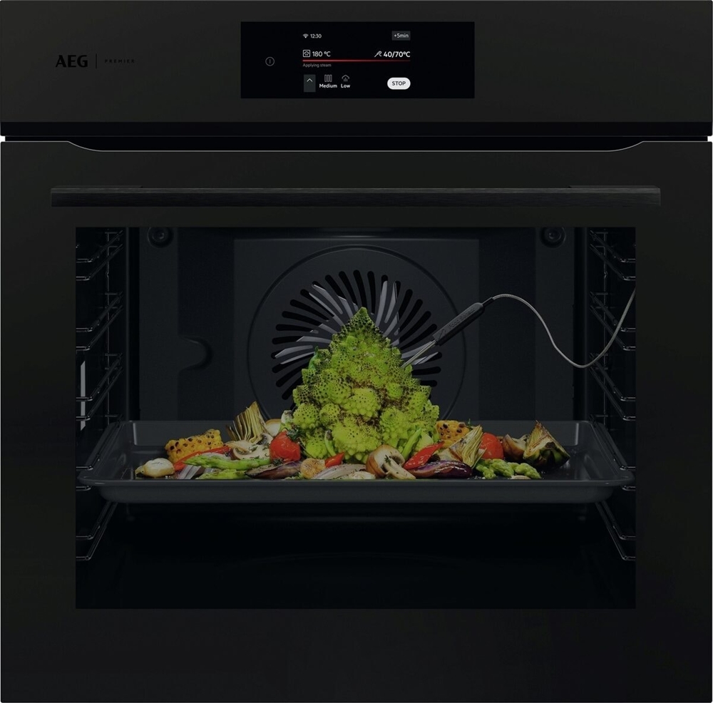 Indbygningsovn AEG Pyrolyse Mattblack – Fantastisk tilbud!