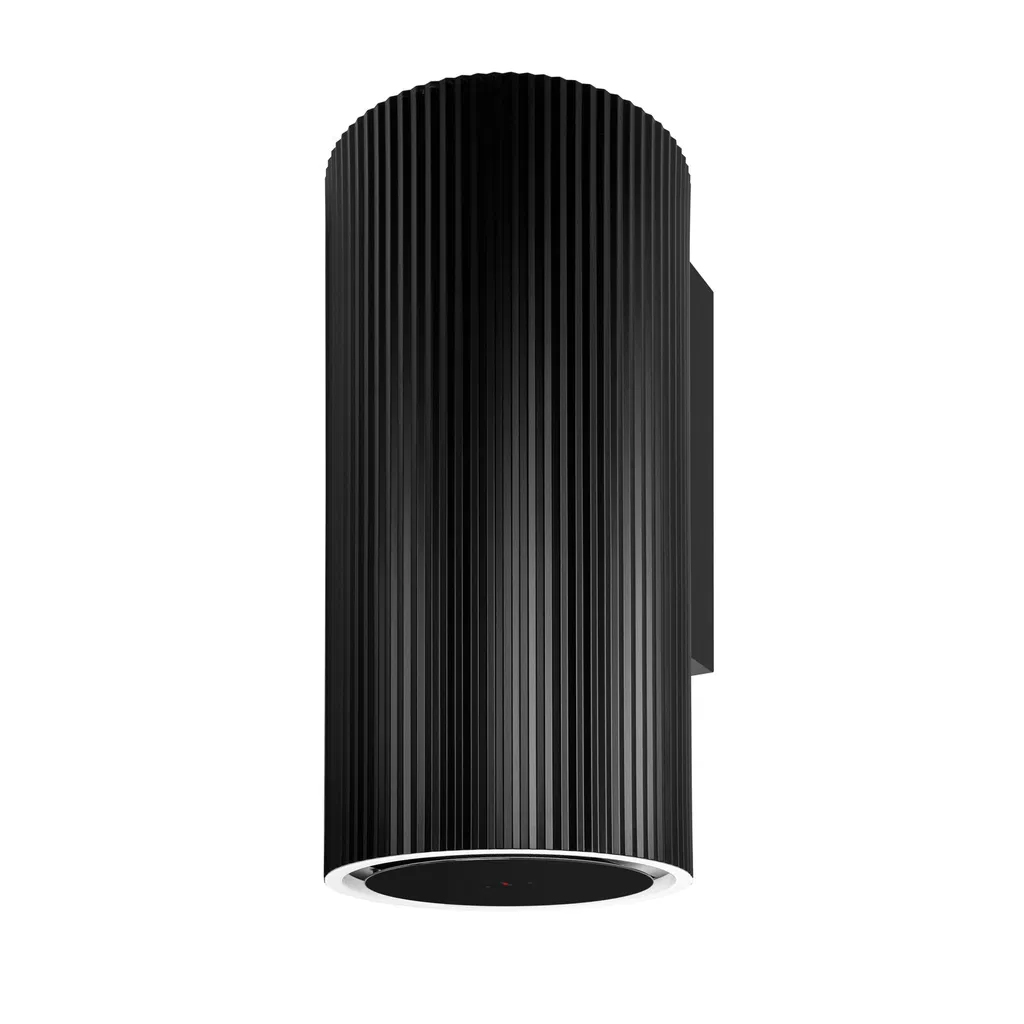 Elegant Sort Væghængt Emhætte – Witt Circle Wall BN