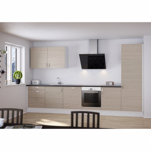 Multi-living Køkken Sæt i Lys Eg – Wien Model Tilbud