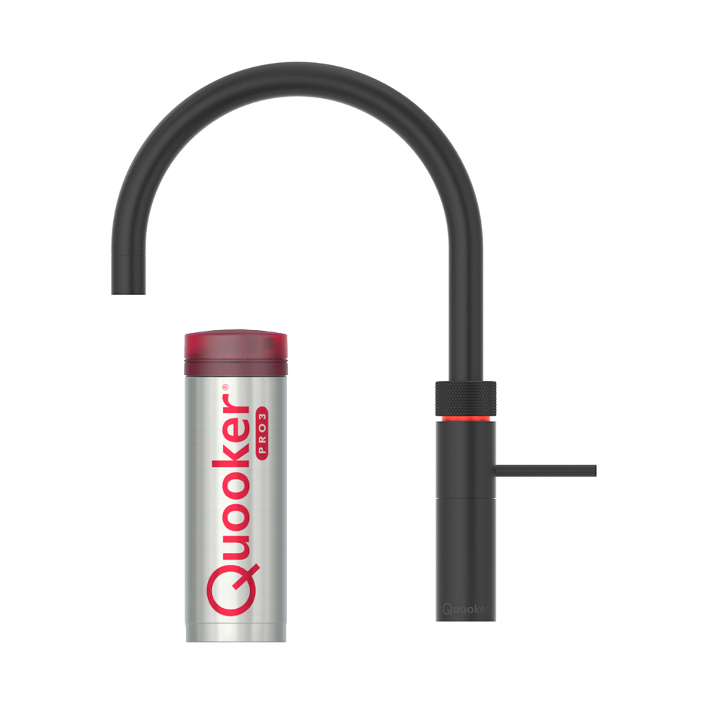 Quooker Fusion Rund Armatur – Sort Kogende Vandtilbud
