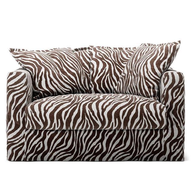 Decotique Grand Air Love Seat - Zebra Lænestol i Brun/Hvid