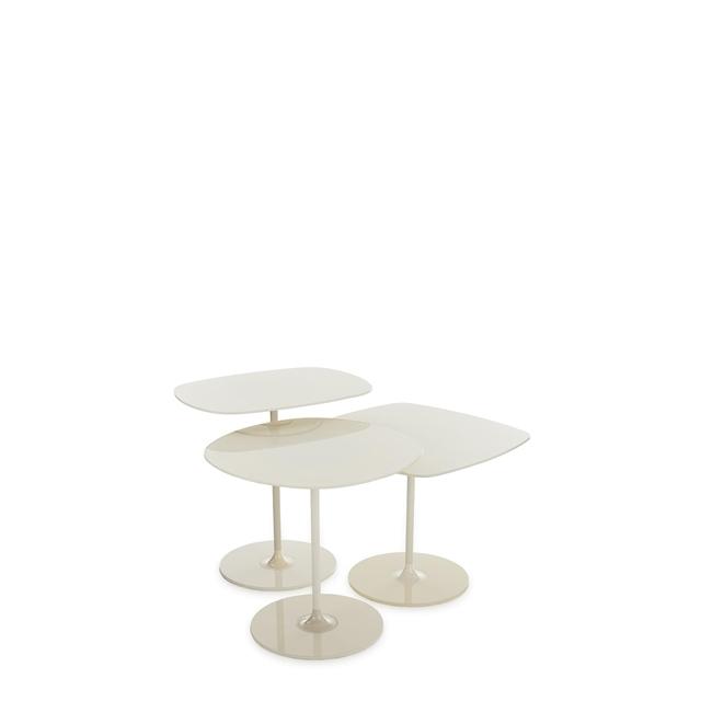 Kartell Thierry Trio Sidebord Hvid - Elegant Designtilbud