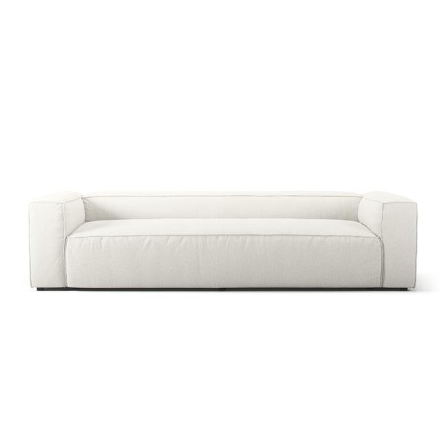 Decotique Grand 3-Personers Sofa i Steam Hvid – Elegant Design