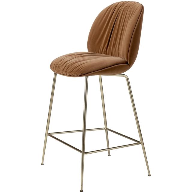 Gubi Beetle Soft Barstol H67 – Antik Messing Tilbud!