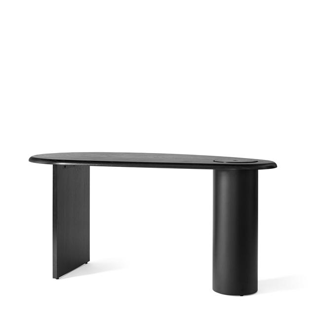 Elegant Audo Eclipse Skrivebord i Sort Egetræ – Udsalg!