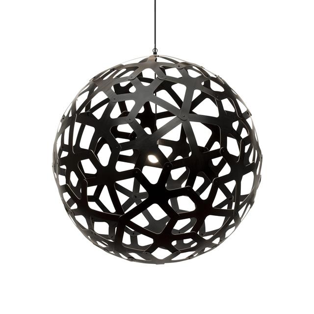 Elegant Sort Coral Pendel Ø100 – Moderne Lampe Udsalg