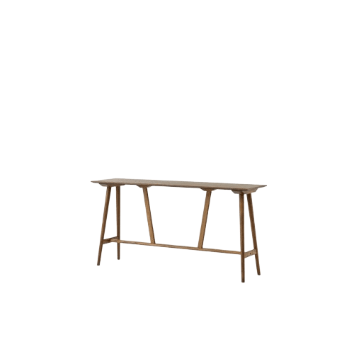 Elegant SK25 Køkkenø Bord i Røget Eg – Uovertruffen Tilbud!