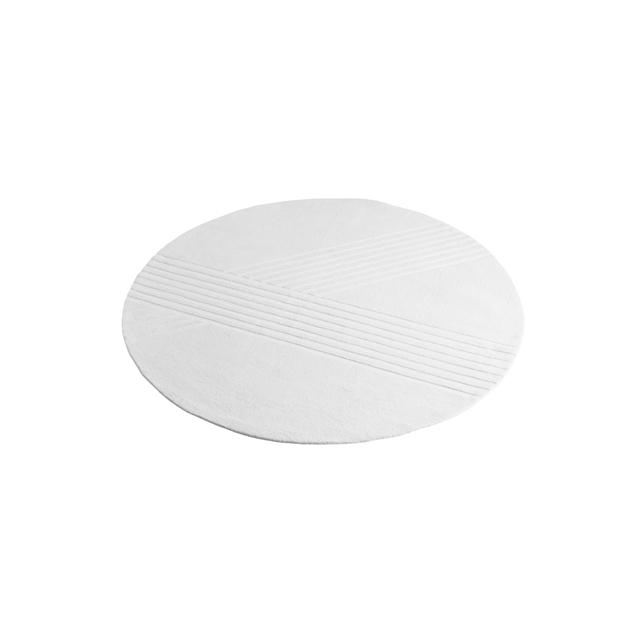 Woud Kyoto Rundt Guldtæppe 250 Off White - Unikt Design