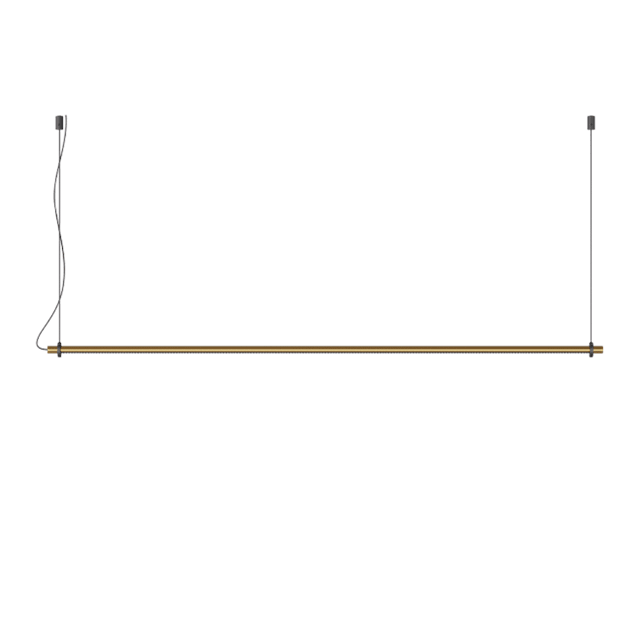 Intra Lighting Gramm Duo Pendel L126 i Børstet Guld