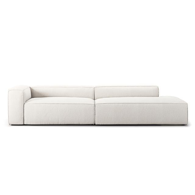 Decotique Grand Sofa med Åben Ende Højre – Steam Hvid Tilbud