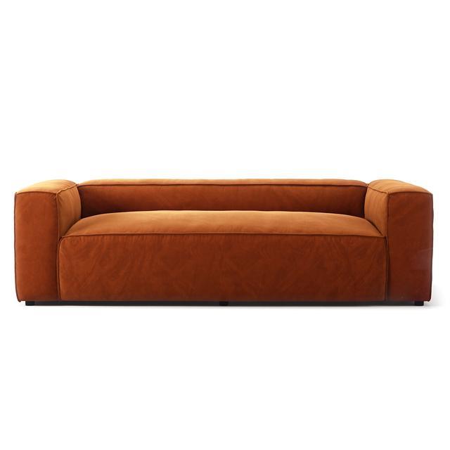 Decotique Grand 3-Personers Sofa i Kobber – Fantastisk Tilbud!