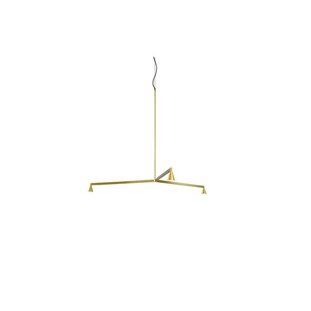 Trizo 21 Austere Messing Lysekrone – Elegant Belysningstilbud