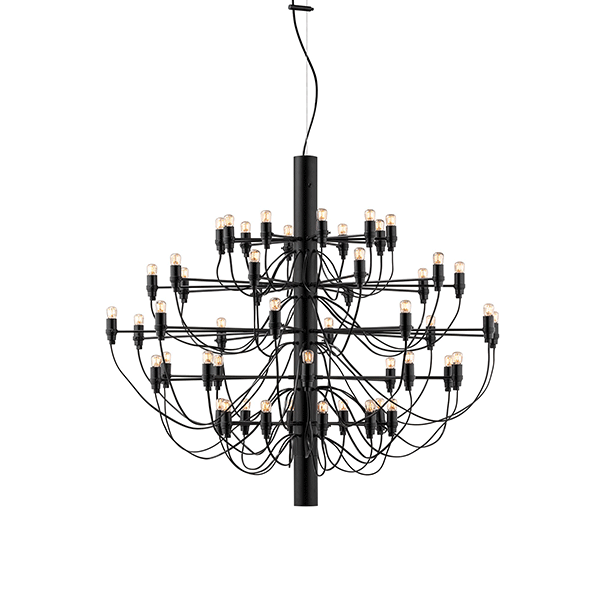 Flos 2097 50 Pendel i Mat Sort med LED – Elegant Belysning