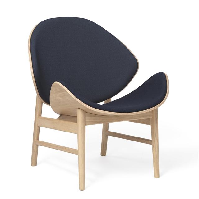 Unik Orange Lænestol i Egetræ – Dansk Design til Dit Hjem!