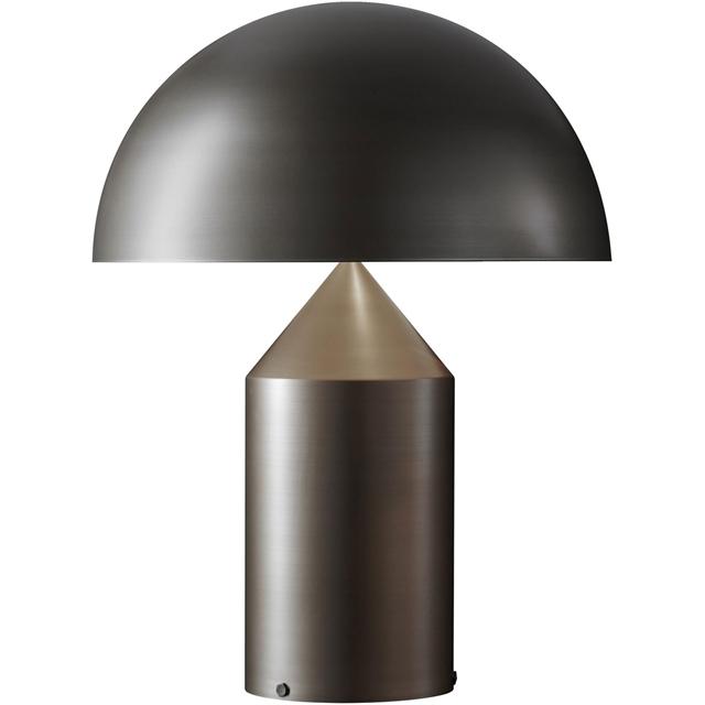 Oluce Atollo 233 Bordlampe i Satin Bronze – Elegant Design