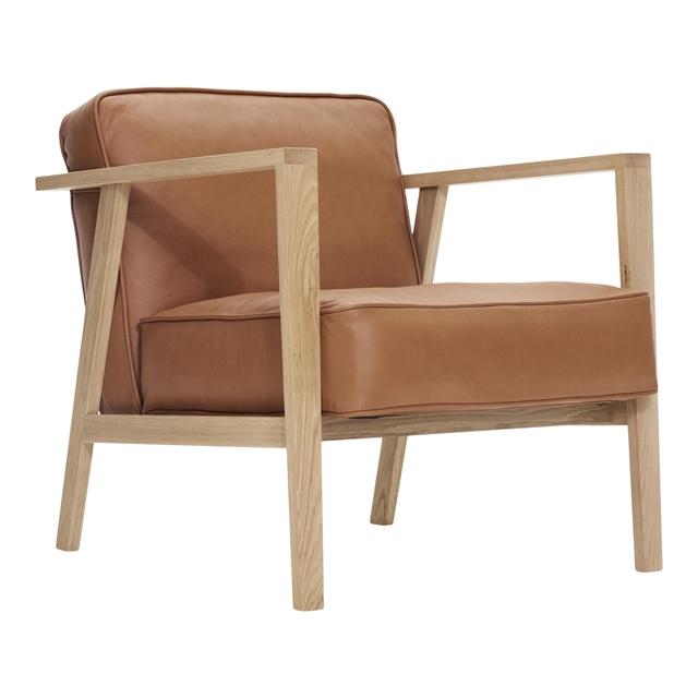 Andersen Furniture LC1 Lænestol i Egetræ og Cognac Læder