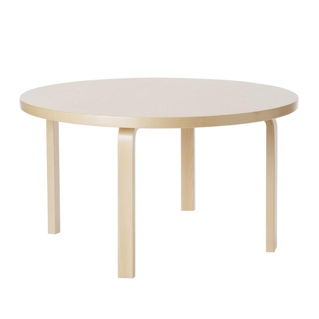Artek Aalto 90A Rundt Bord – Elegant Birke Design til Hjemmet