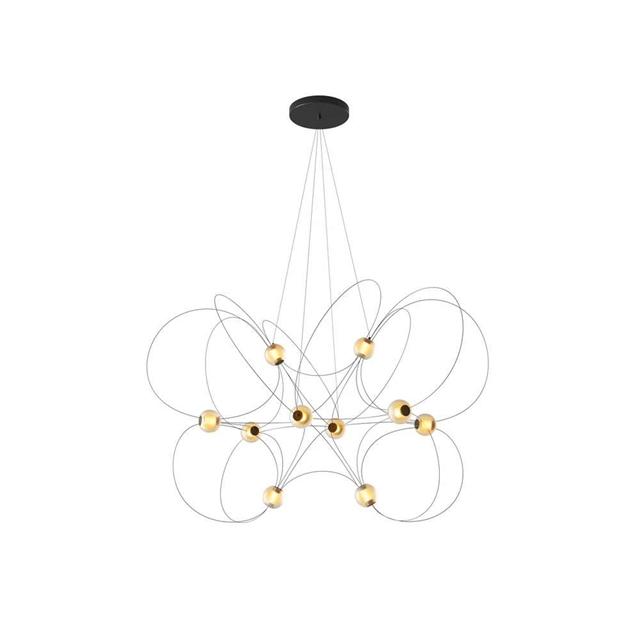 Munari Pendel X10 – Elegant Sort Lampe til Dit Hjem