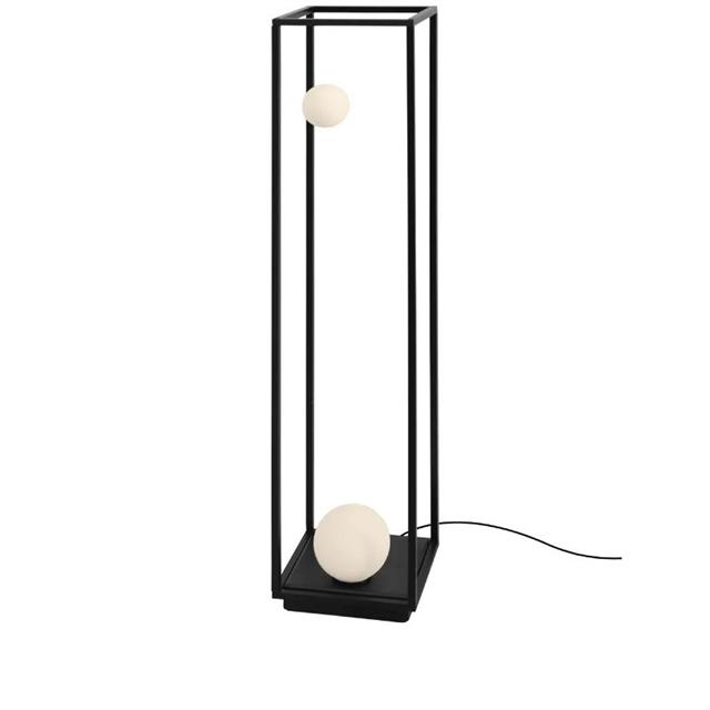 Karman Abachina Udendørs Gulvlampe – Elegant Sort Design