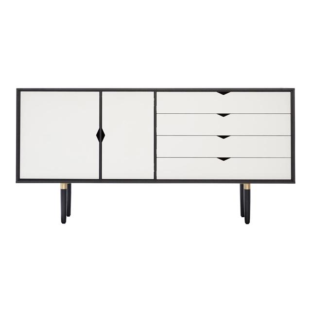 Andersen Furniture S6 Skab – Elegant Opbevaring i Sort/Hvid