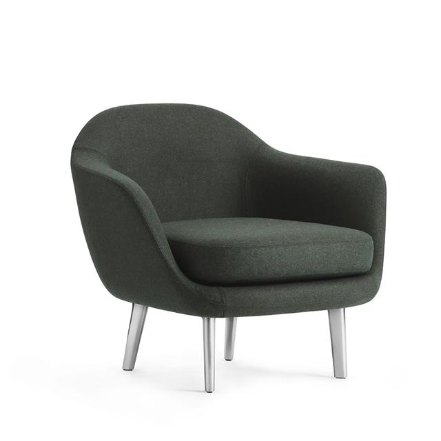 Normann Copenhagen Sum Lænestol – Mørk Grøn Elegance