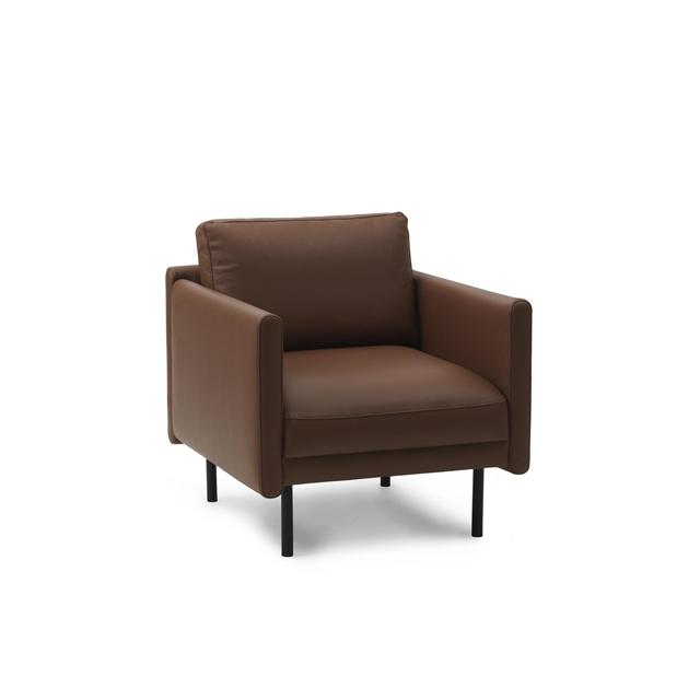 Normann Copenhagen Rar Lænestol i Cognac Læder - Udsalg!