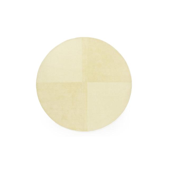 Normann Copenhagen Level Gulvtæppe Ø280 – Lys Gul Elegance