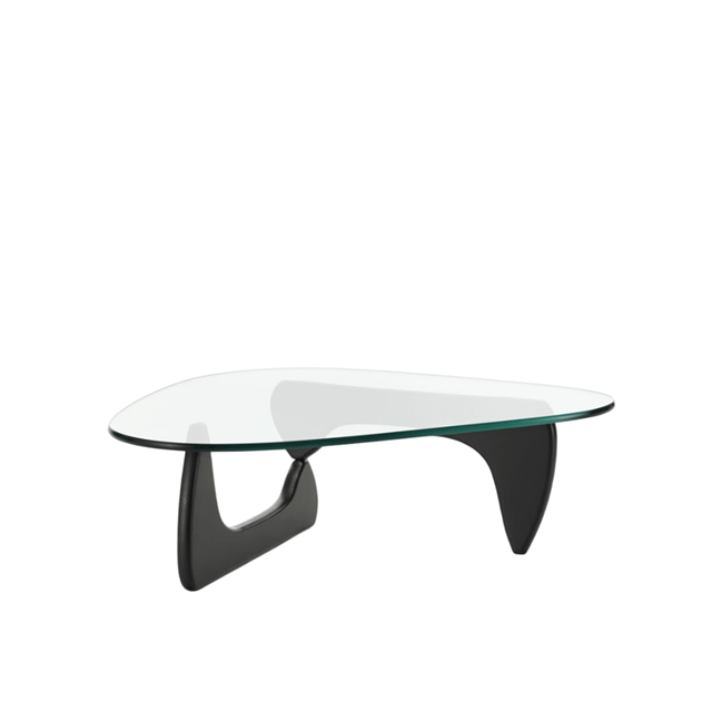 Vitra Noguchi Sofabord i Sort Ask - Unik Designklassiker