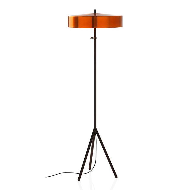 Bsweden Cymbal Gulvlampe i Kobber – Elegant Belysningstilbud