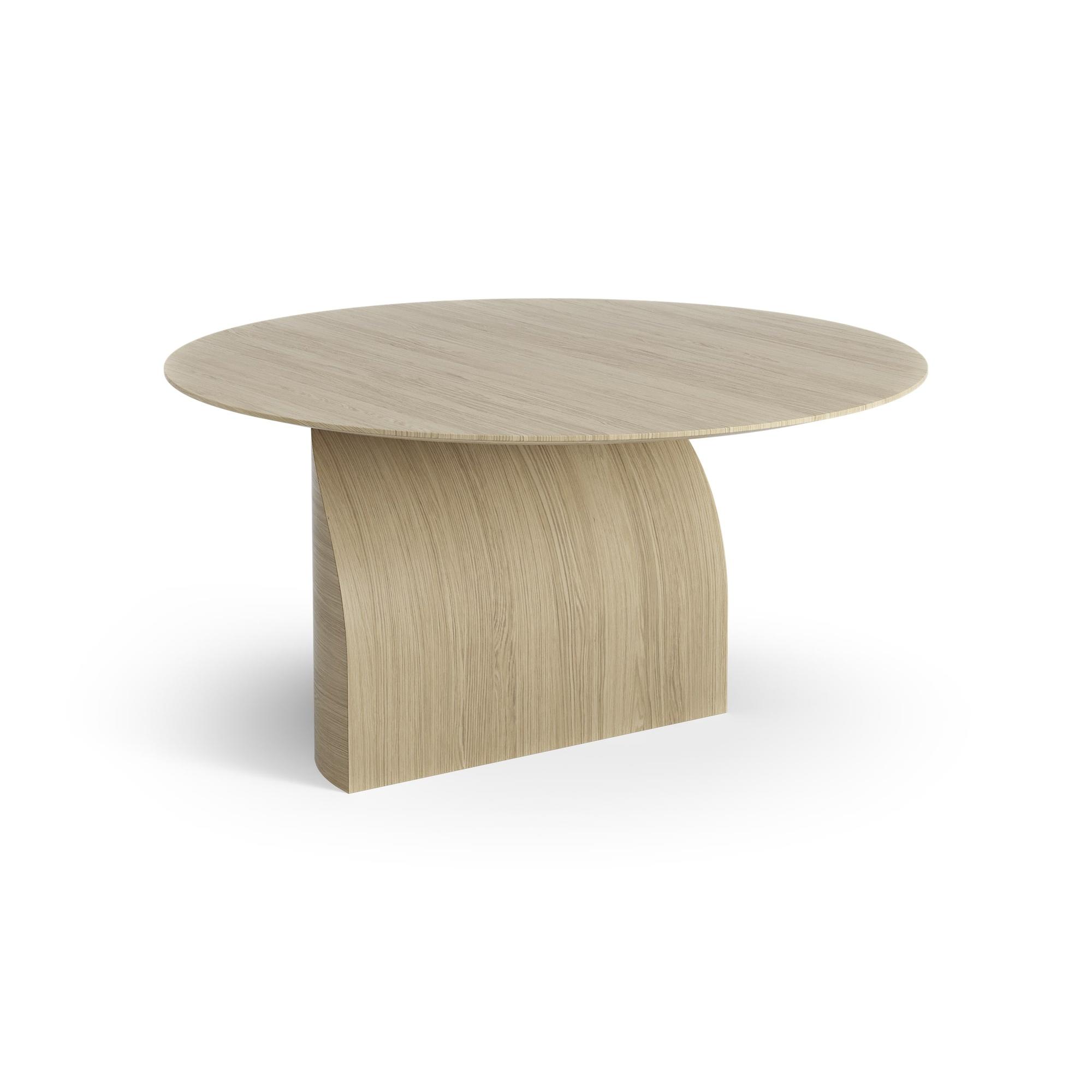 Swedese Savoa Sofabord Ø84 i Naturlig Eg – Elegant Design