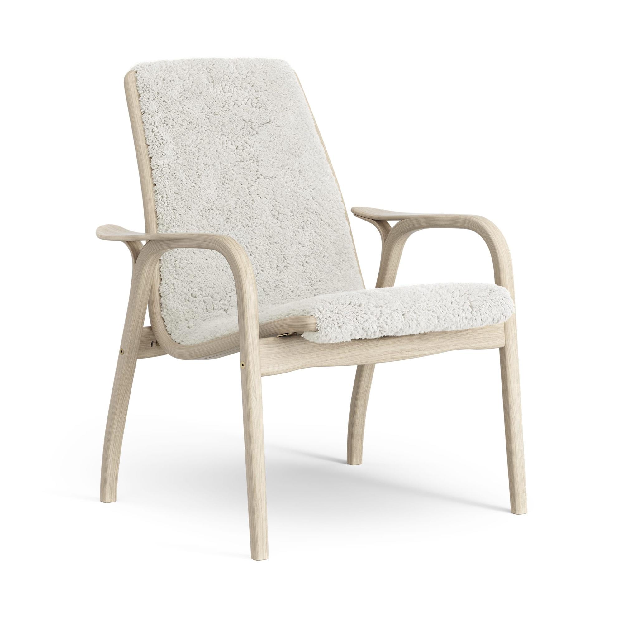 Swedese Laminett Lænestol i Off White Fåreskind – Elegant Design