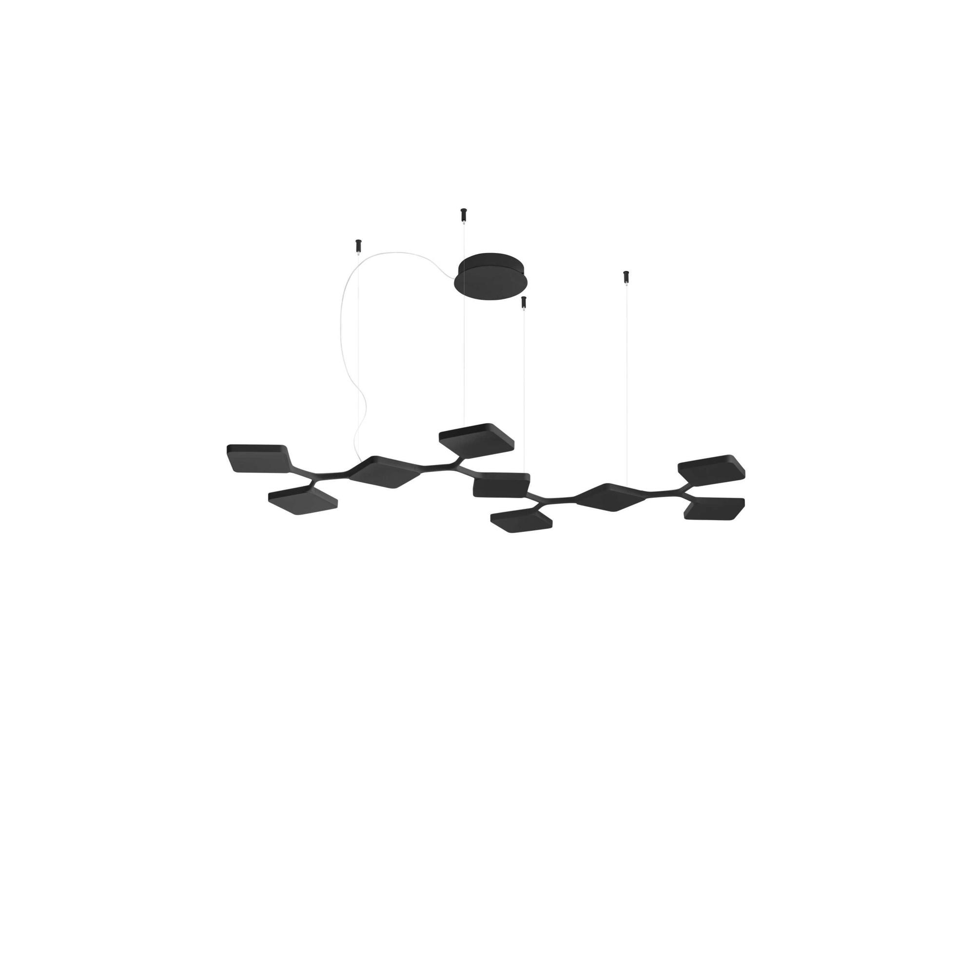 Stilnovo Quad Pendel – Elegant Sort Designlampe til Hjemmet