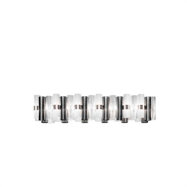 Slamp Lollo Linear Pendel 140 Pewter – Elegant Belysningstilbud