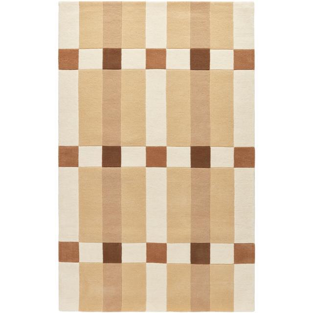 Decotique Checks Gulvtæppe 300x400 cm – Beige Tilbud!