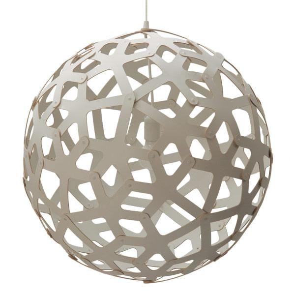 David Trubridge Coral Pendel Ø100 Hvid – Unik Belysning Tilbud