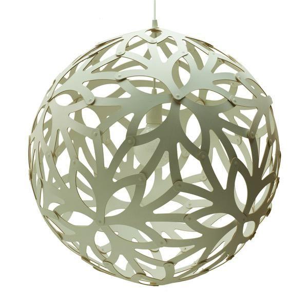 David Trubridge Floral Pendel Ø100 Hvid – Elegant Belysning!