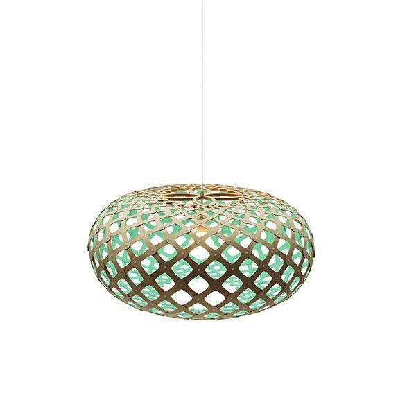 David Trubridge Kina Aqua Pendel Ø100 – Elegant Hjemmelampe