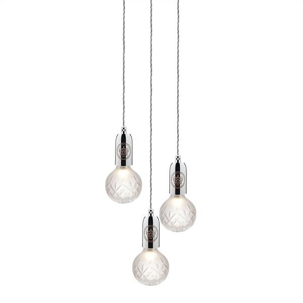 Lee Broom Crystal Bulb Pendel i Krom – Elegant Belysning